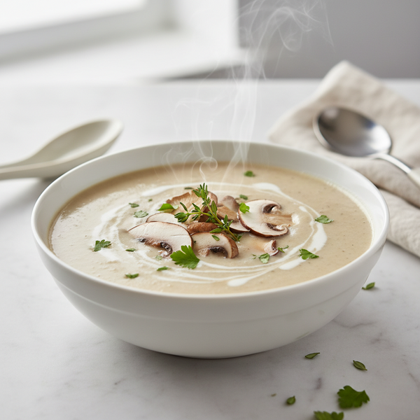 Supa crema de ciuperci